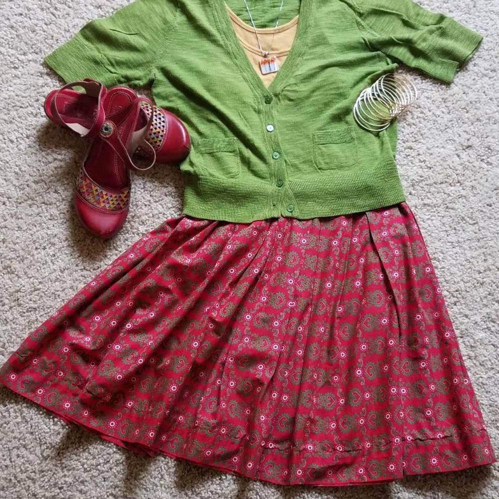 Vintage Fit & Flare Skirt